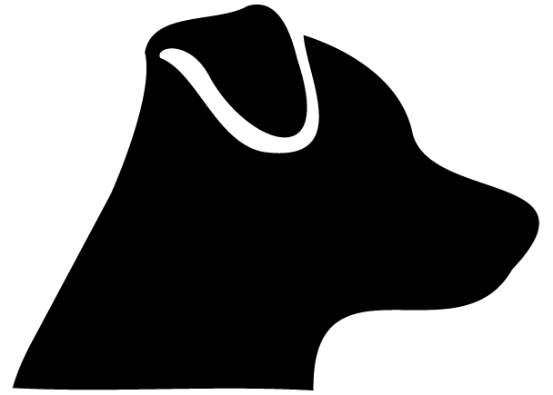 profile of dog head