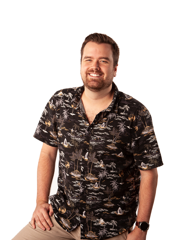 photo of Zach Karl, who is posing against a white background